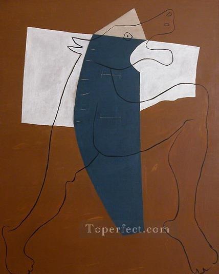 走るミノタウロス 1928 年キュビズム パブロ・ピカソ油絵
